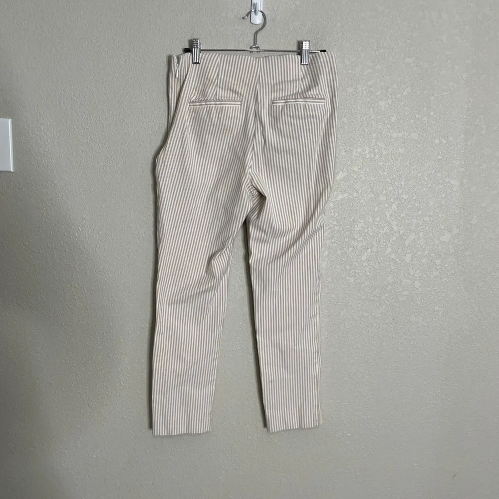 A New Day Vertical Stripe Pants Tan Light Brown 6 - Image 5