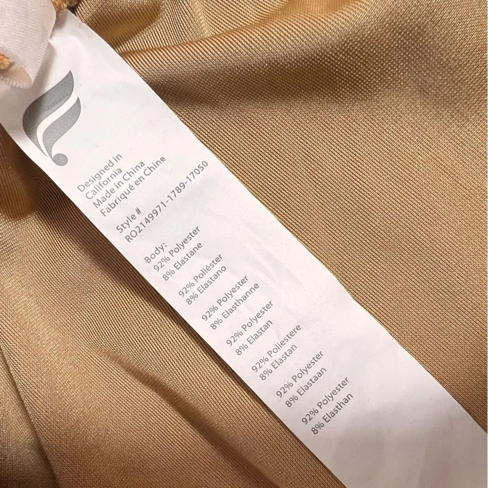 Fabletics Goldenrod Light Honey Velour Velvet Wide Leg Zip Up Jumpsuit - Image 10