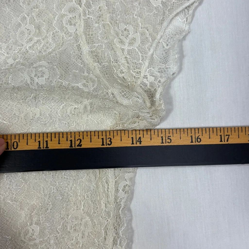 Thorn & Fable Lace Crop Top Juniors S Ethereal Angel Y2K Festival Cochella Club - Image 7