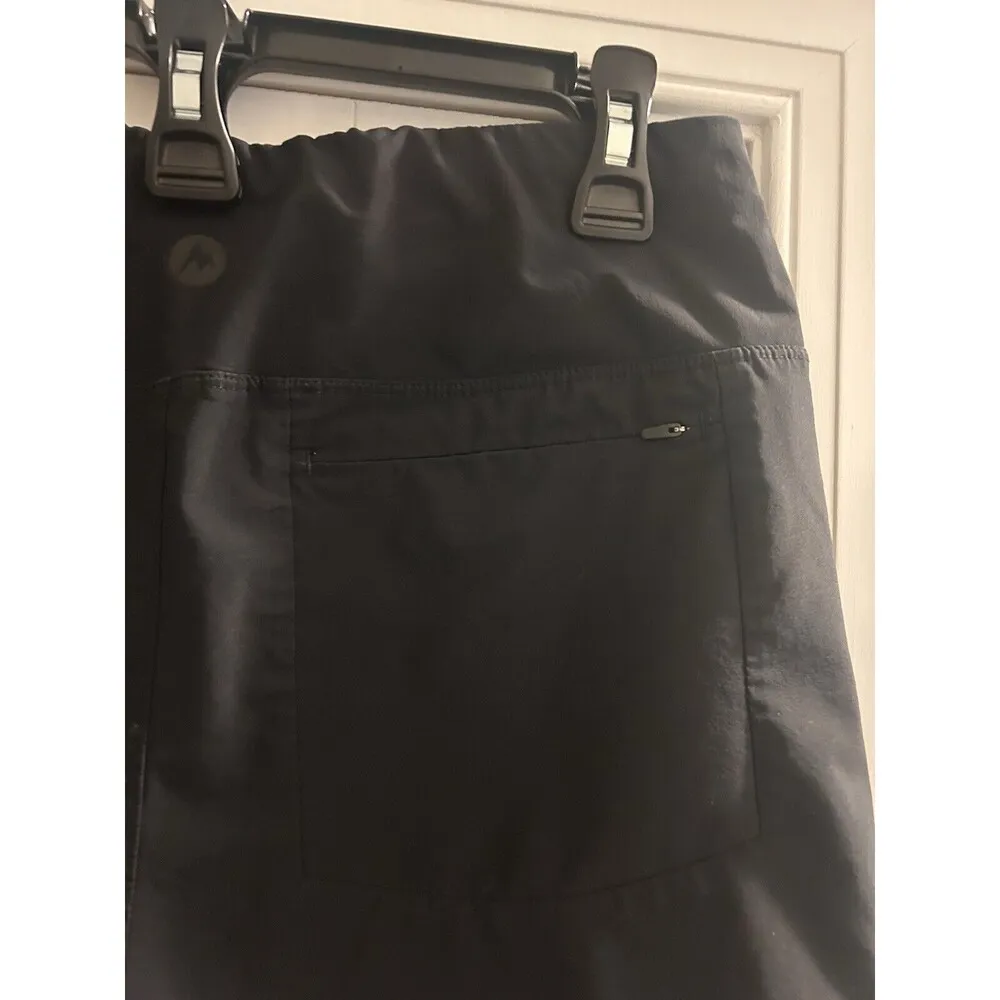 Marmot Black Athletic Running Shorts Women's Size Small Nylon Quick Drying Yoga - Image 4
