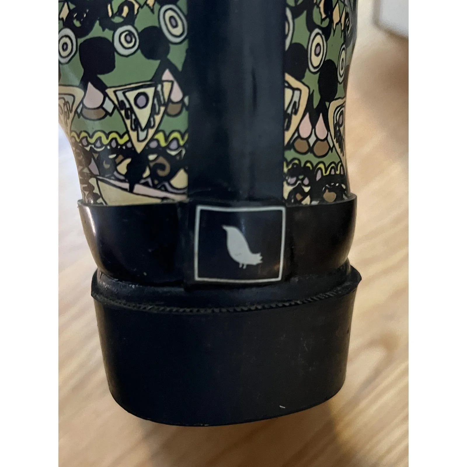 Sakroots Rain Boots Womens Size 7 Multicolor Geometric Knee High Waterproof - Image 10