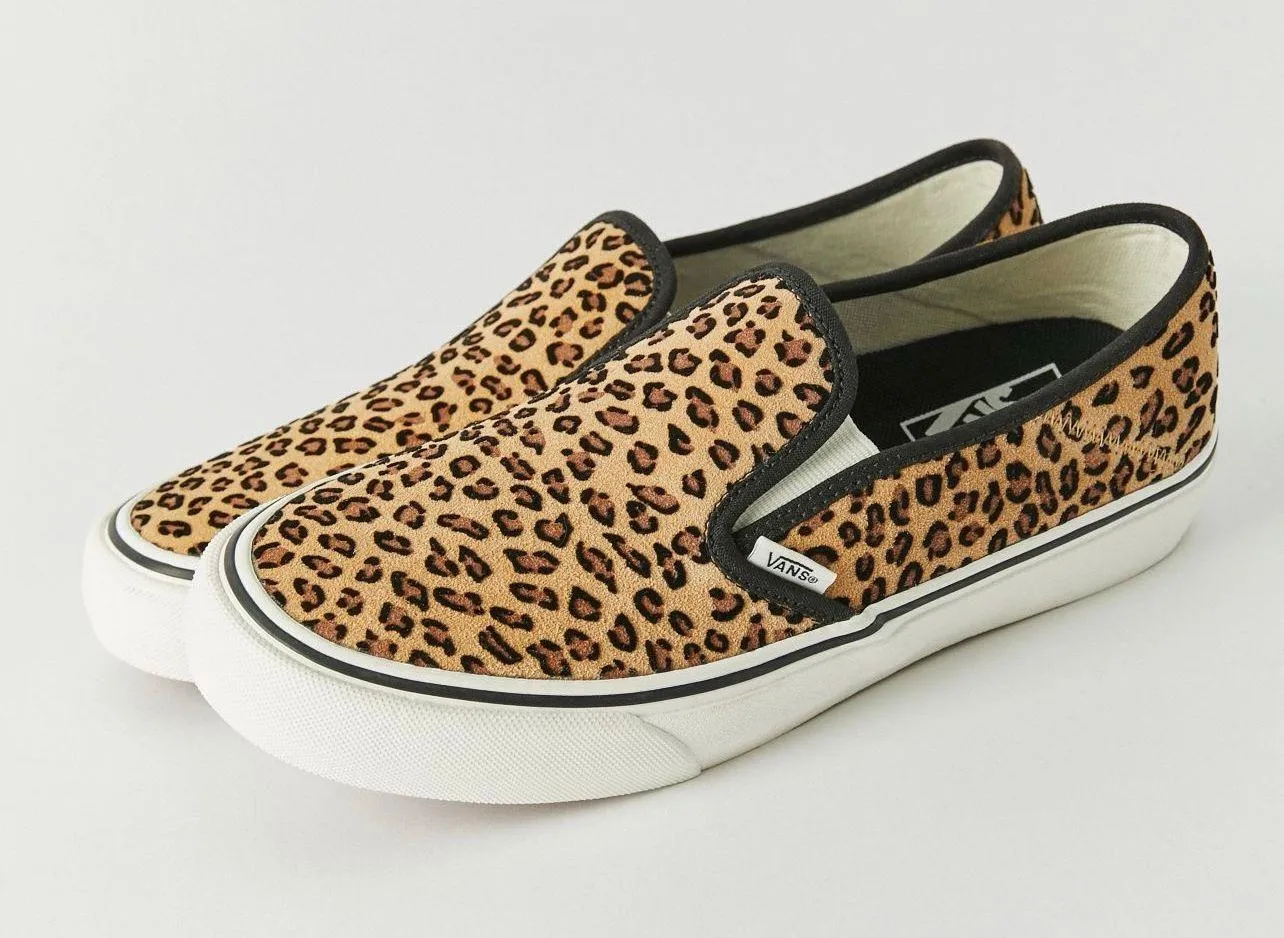 Mini Leopard Slip-On SF Sneaker Women’s Size 6 Black Brown White - Image 3