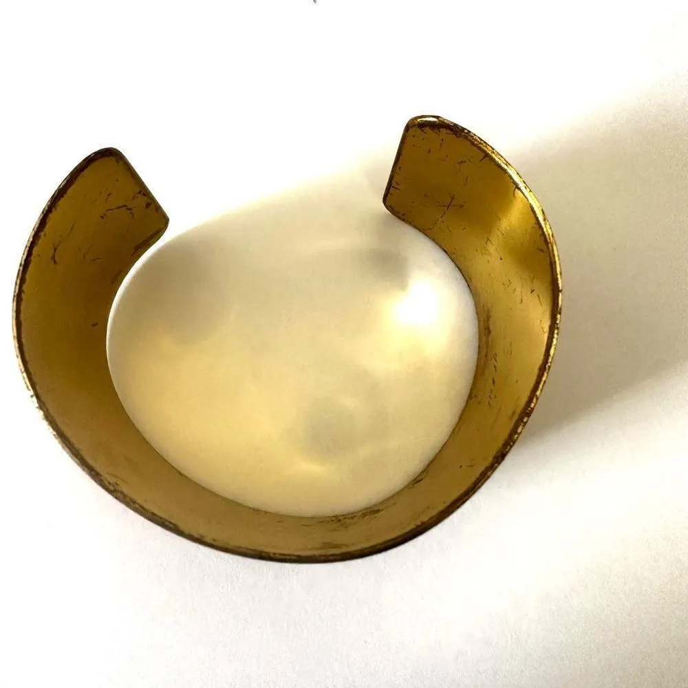 Mudpie geometric orange and blue cuff bracelet - Image 8