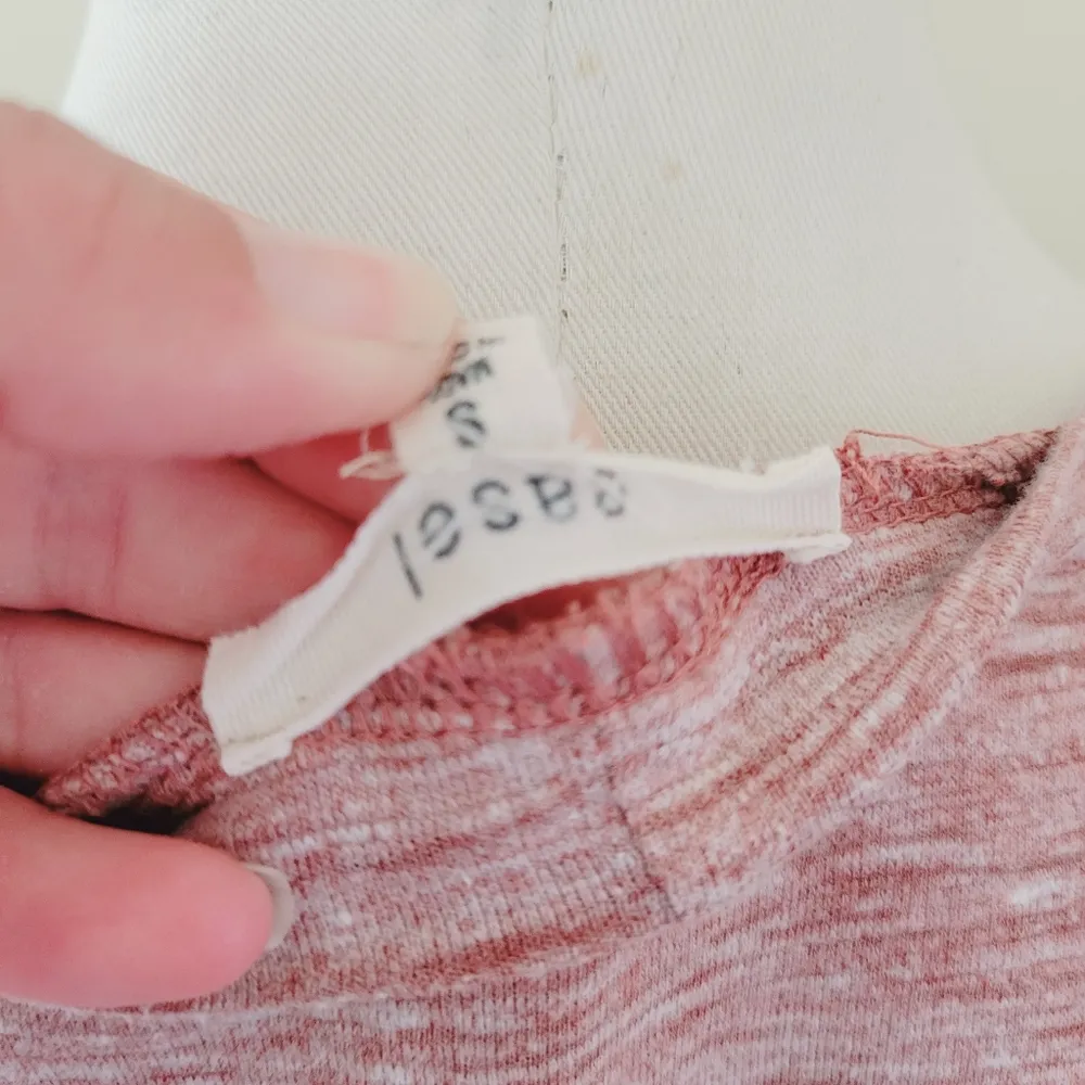 Easel Rust Ruffle-Hem Tunic Dress size small - Image 8