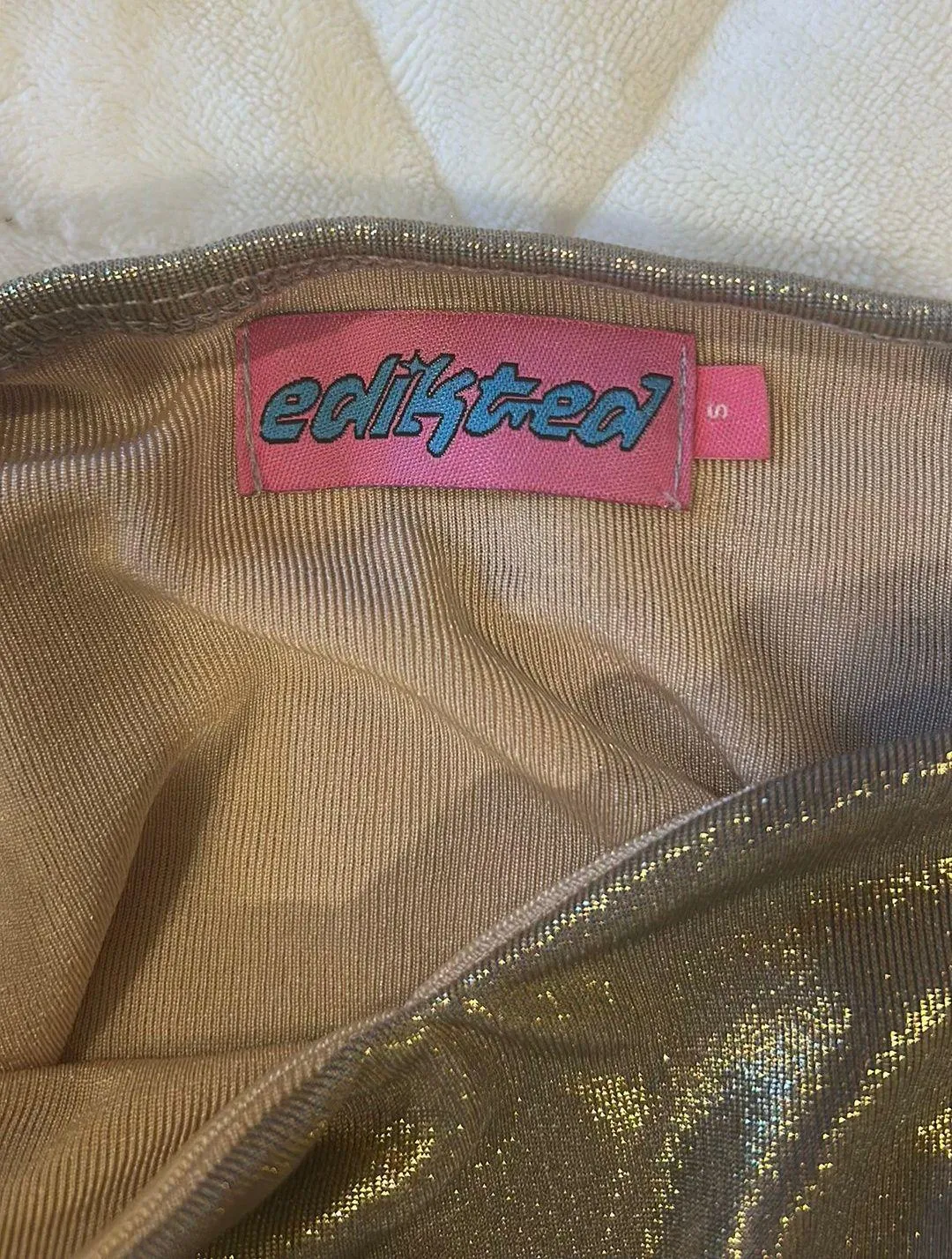 Gold Tube Top - Image 3