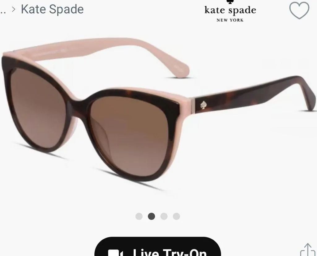 NEW KATE SPADE NEW YORK DAESHA/S 0T4LA HAVANA AUTHENTIC FRAMES EYEGLASSES 56-16 - Image 5