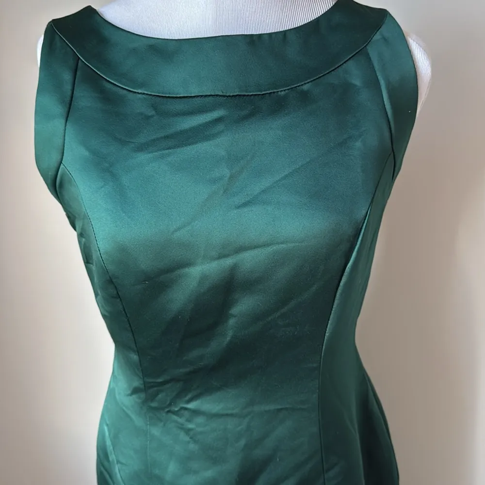 Watters and Watters Emerald Green Mermaid Dress Size 10 - Image 2