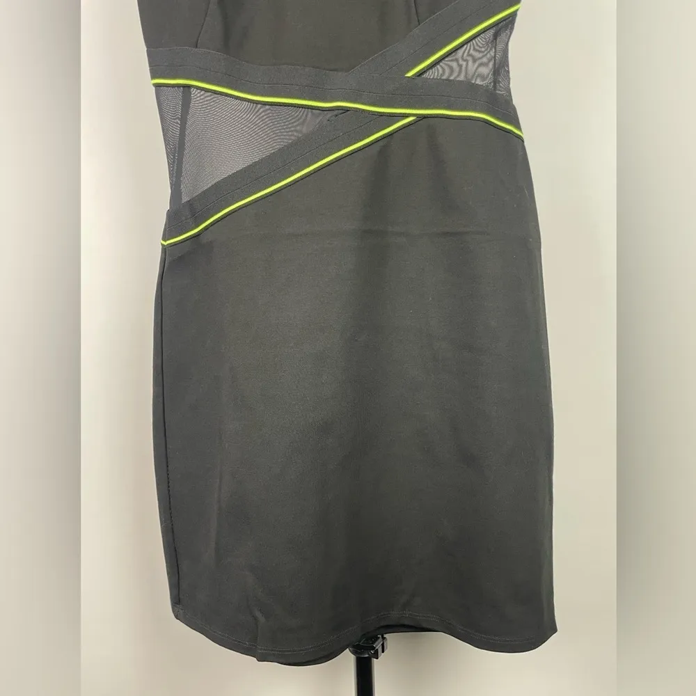 Silence + Noise Black Dress With Mesh‎ Cut Outs - Image 7