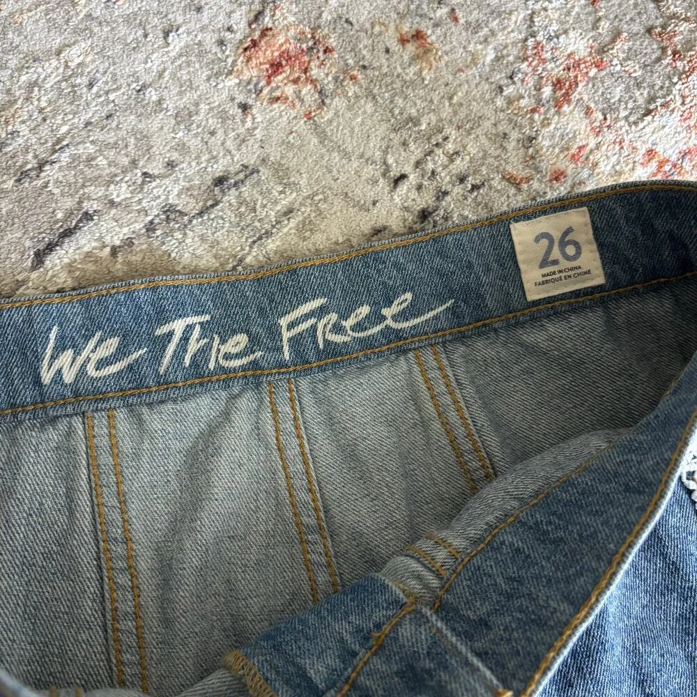 Free People  In My Element Patchwork Jeans - Image 5