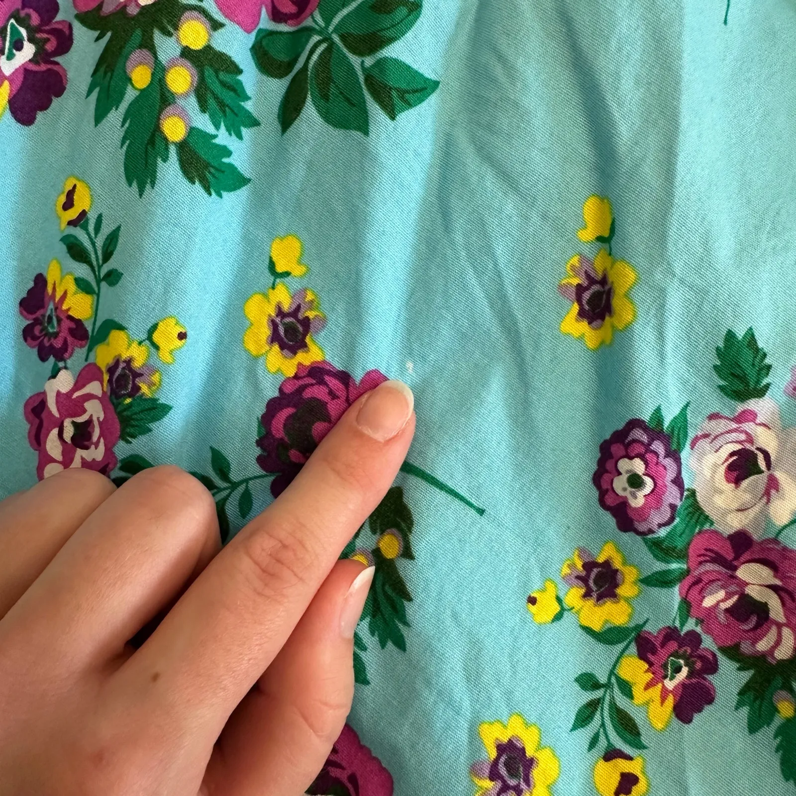 Hell Bunny Vixen Retro Halter Sundress Blue Floral Rockabilly Pin Up 50s Dress L - Image 10