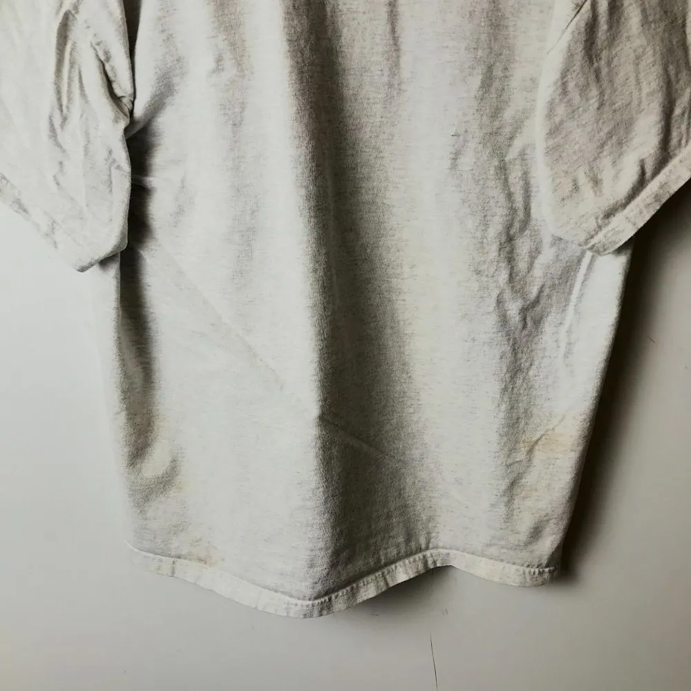 Vintage Y2K Power Speed Victory T Shirt Cream XL Extra Large NASCAR Racing Solid - Image 8