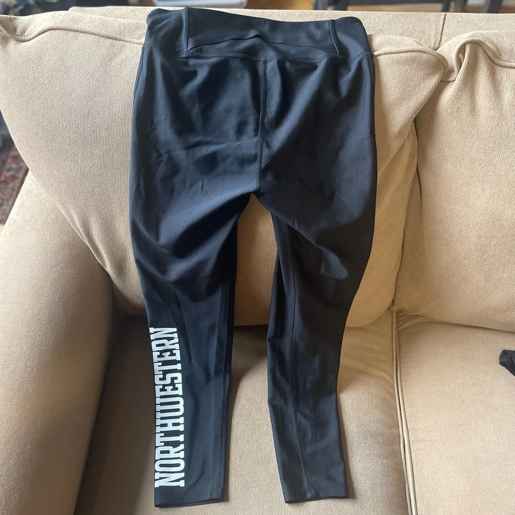 TALL Northwestern Black Leggings - Image 2