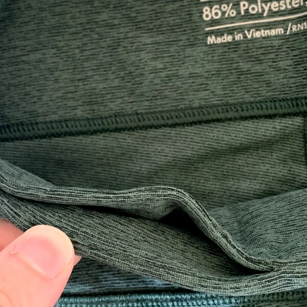 NWT Outdoor Voices Double Time 10" Biker Shorts in Hunter Green - Image 4