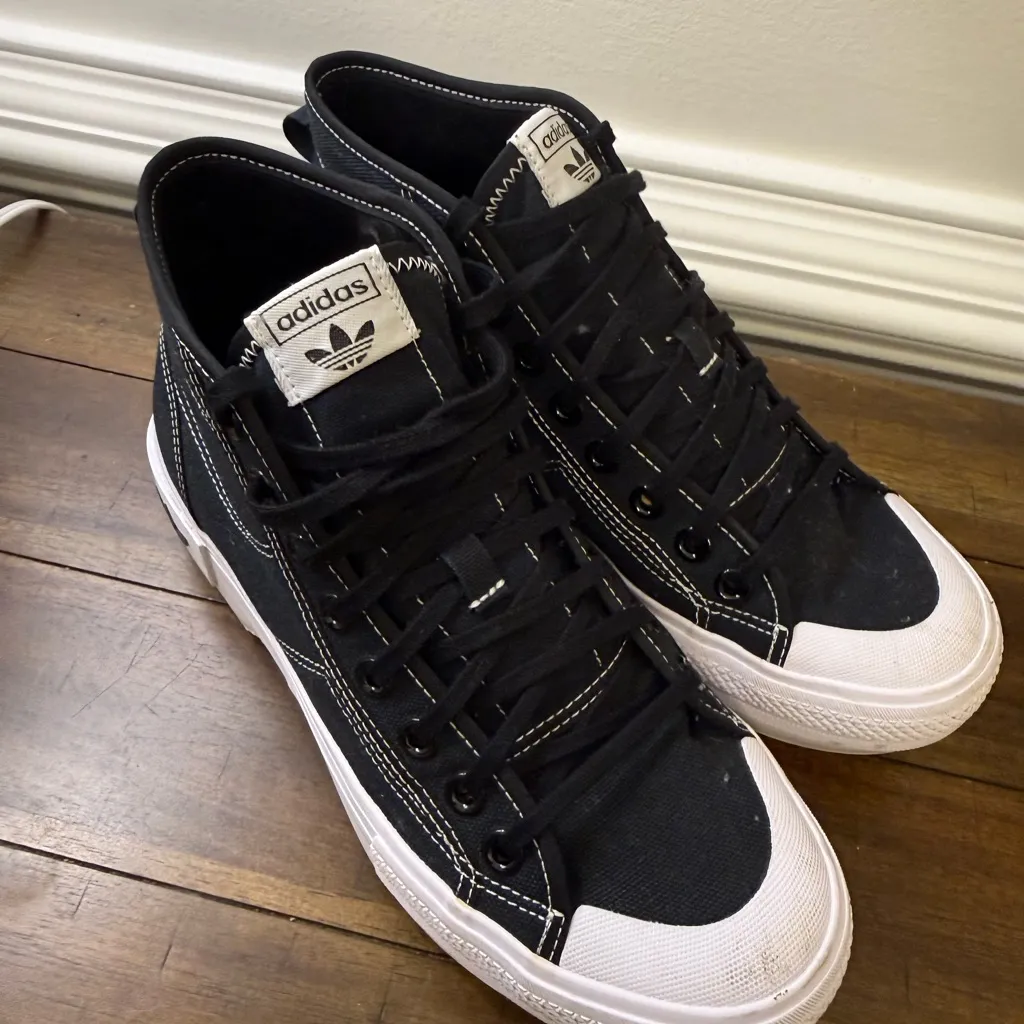 Adidas Nizza Trek high-top canvas sneakers Women’s size 9 - Image 6