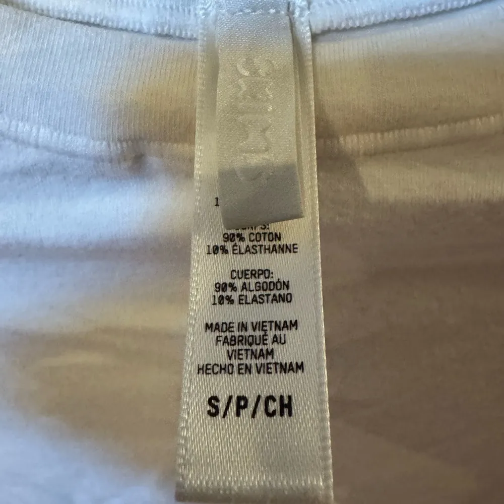 SKIMS Marble Cotton Jersey Fitted Crew Neck T-Shirt Small - Image 4