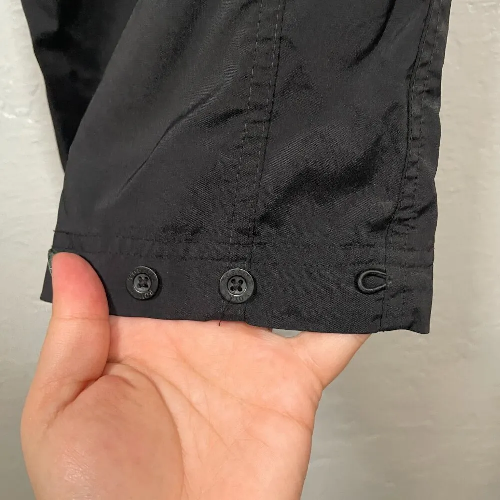 Royal Robbins Women 10 Black Hiking Pants Quick Dry Button Hem Adjustable Waist - Image 7