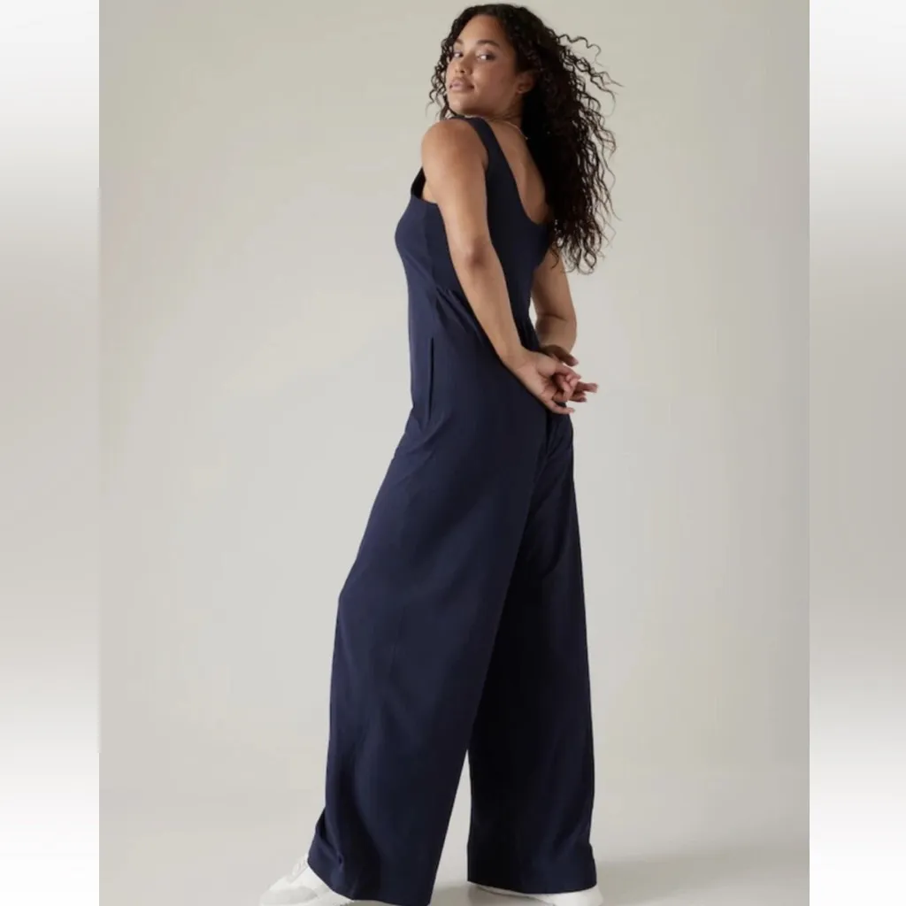NWT Athleta Petite Passenger Jumpsuit Sz MP - Image 2