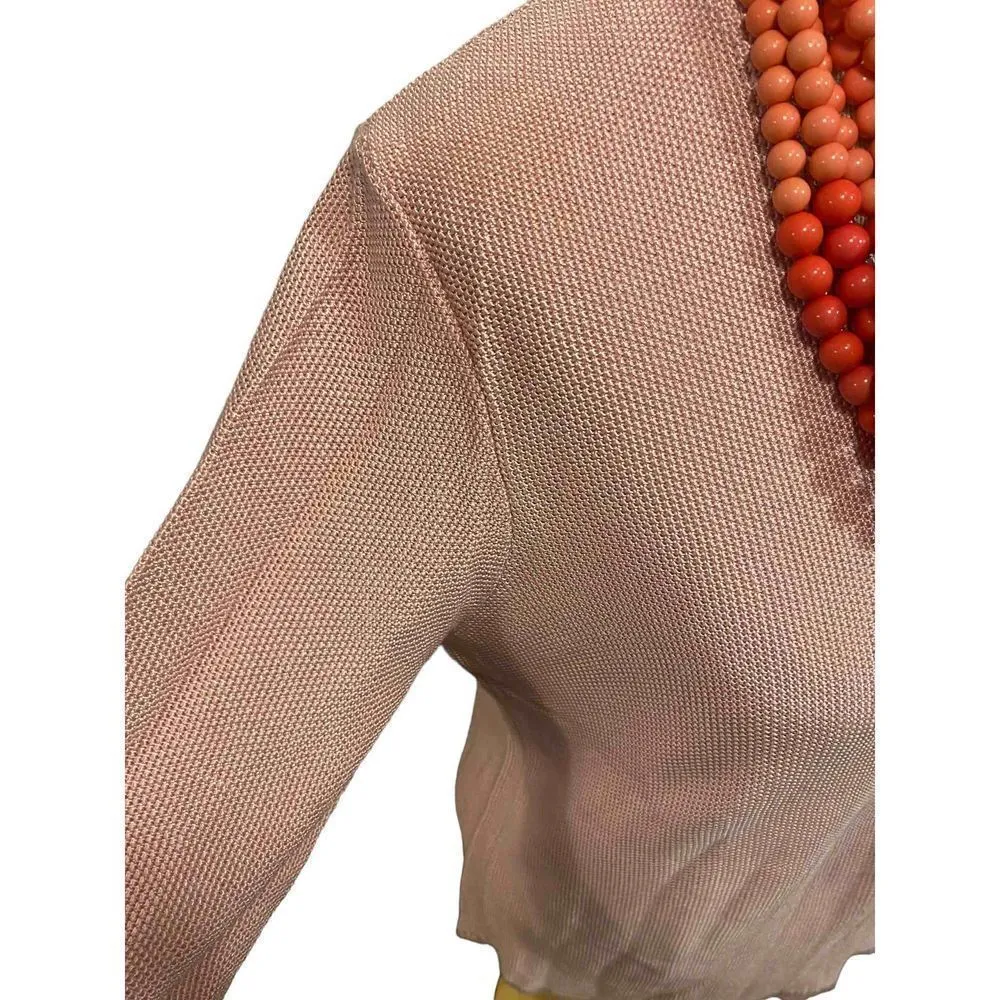 Sarah Arizona size XL rose colored
Vneck sweater made of imported yarn Pink - Image 4