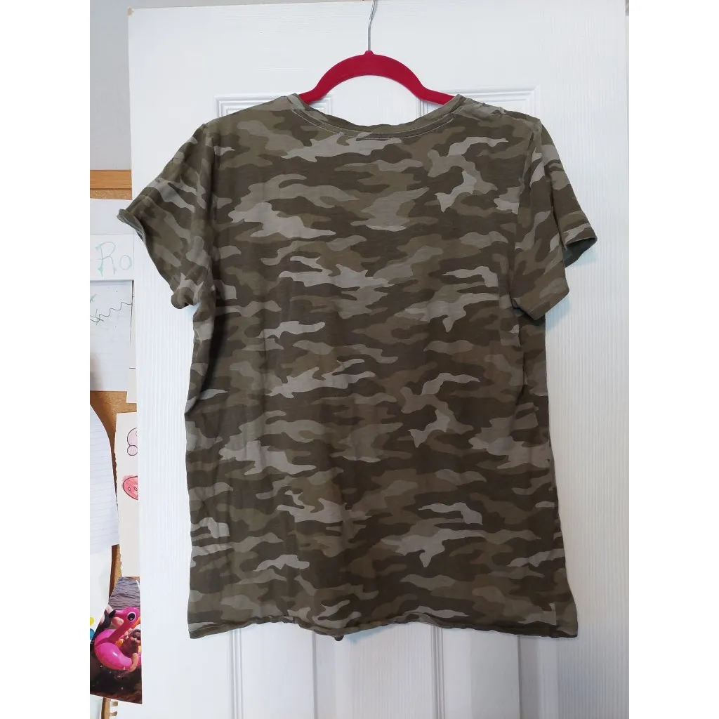 Womens Pink Camo T - Image 3