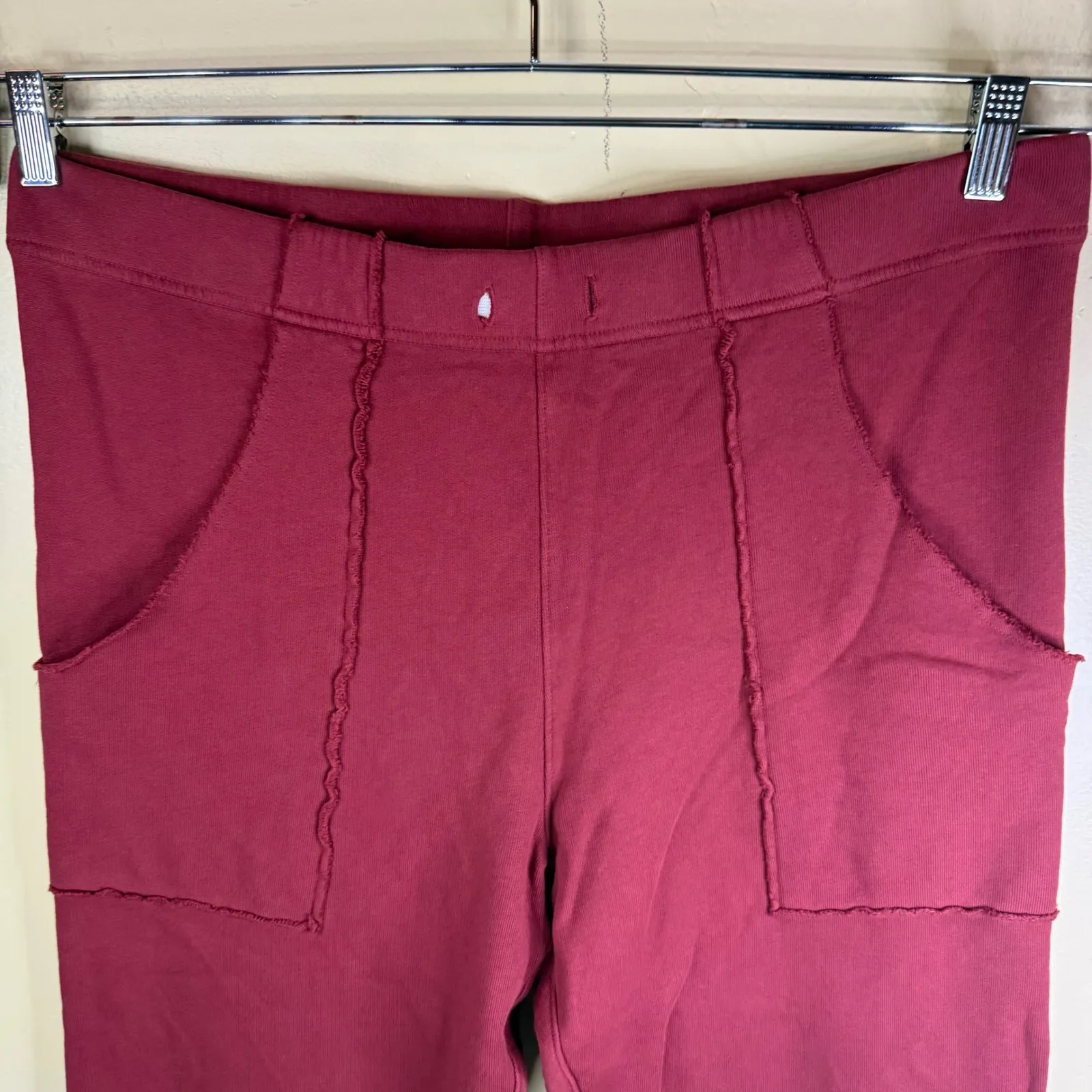 Frank and Eileen Eamon Triple Fleece Cranberry Size Large Pant Elastic Waistband - Image 3