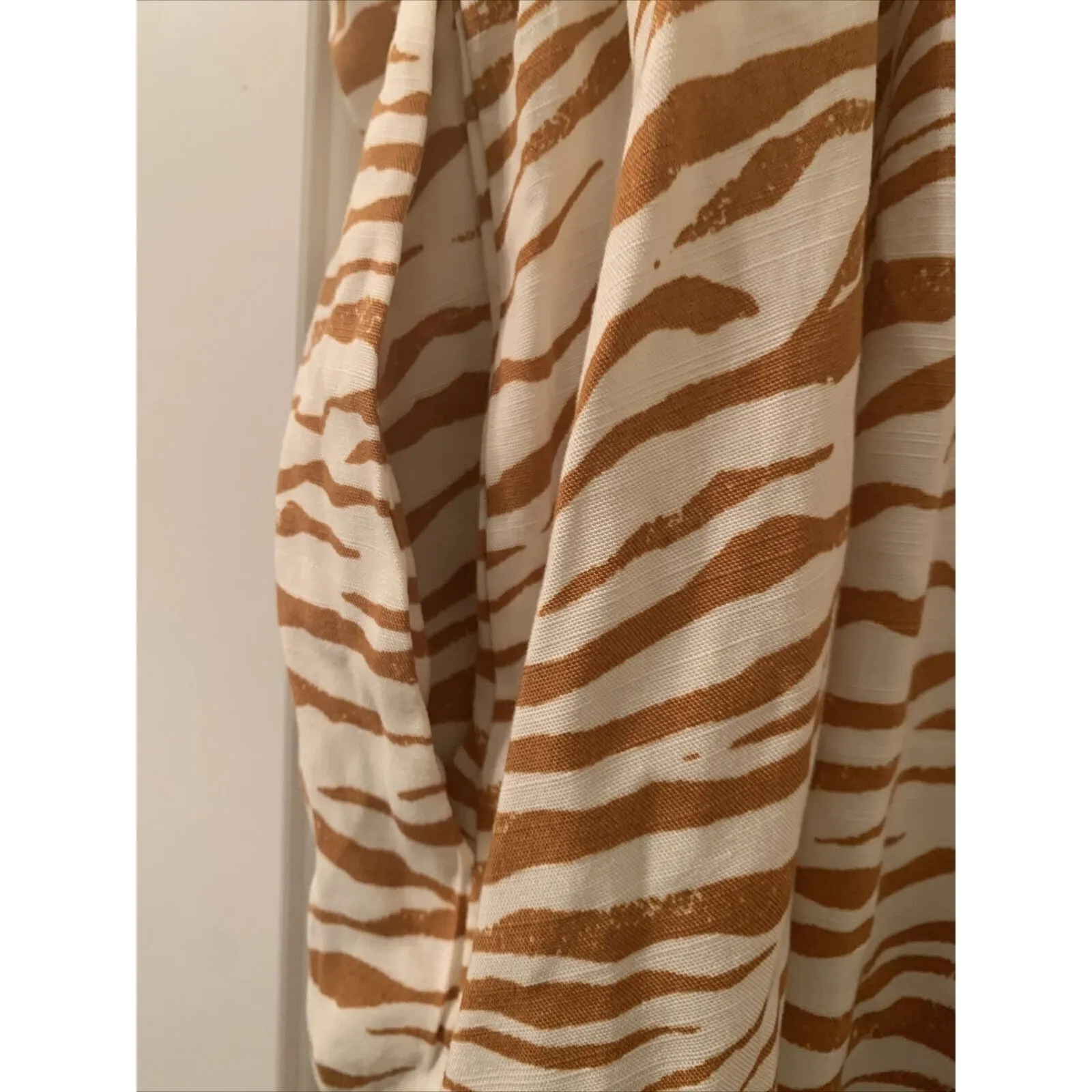 Ava & Viv Zebra Print Woven High Slit Elastic Waist Midi Skirt Choose Your Size - Image 7