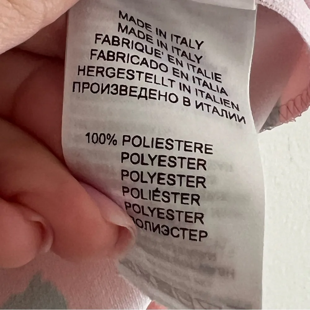 vivetta mini dress size 42 pink floral sleeveless BD - Image 4