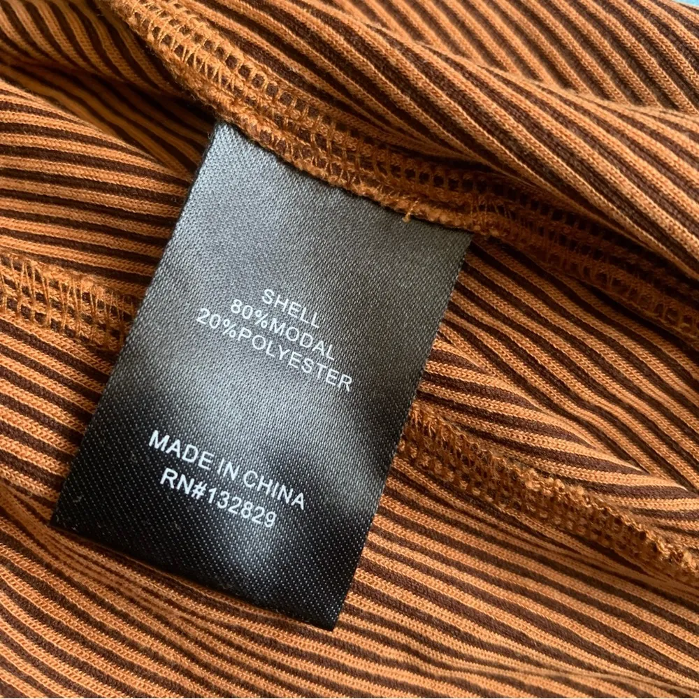 michael costello x revolve myla tan stripe bodysuit/romper - Image 10