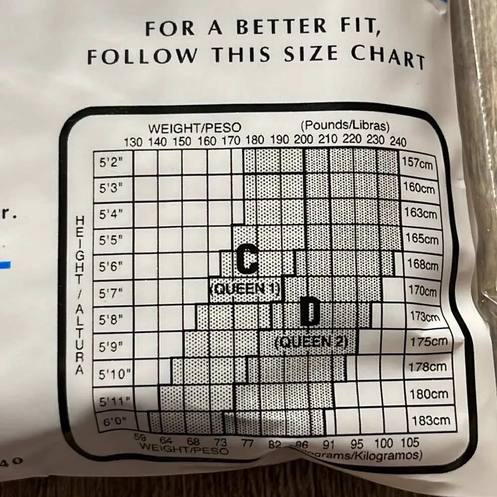 Queen Ultra Sheer Taupe Pantyhose Size D (3X-4X) - Image 8