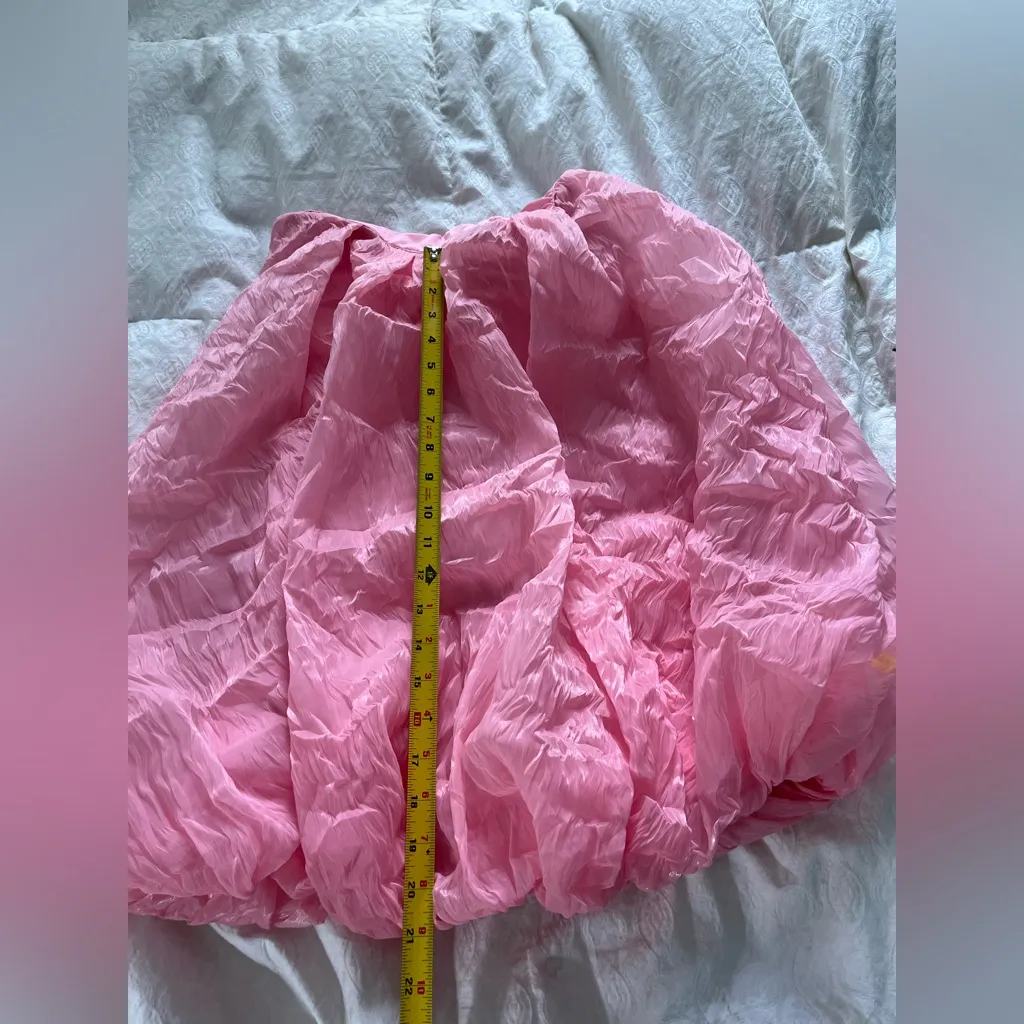 Zara Pink puffy Skirt - Image 6
