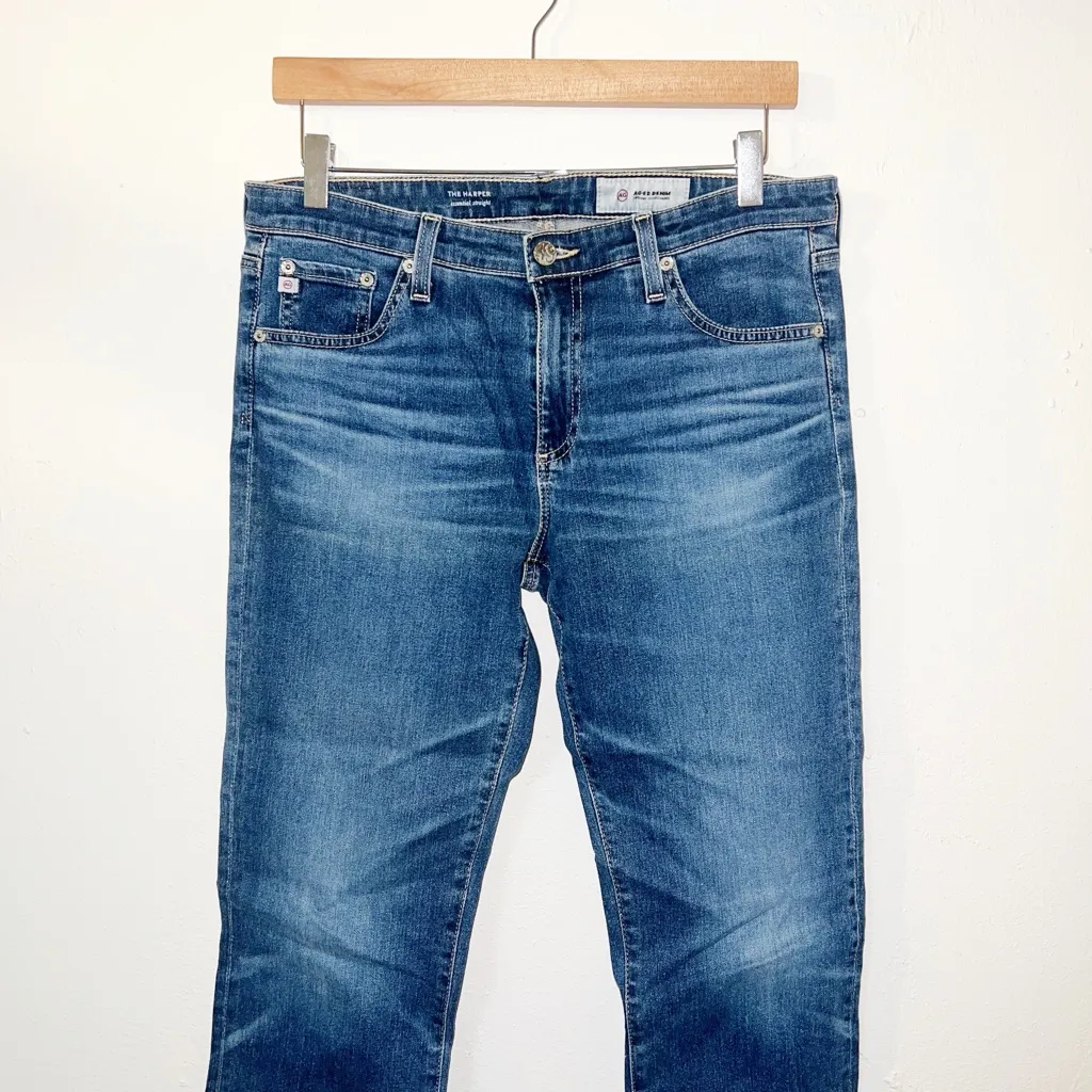 Ag-ed denim Adriano goldschmied the Harper essential straight medium wash jeans - Image 2
