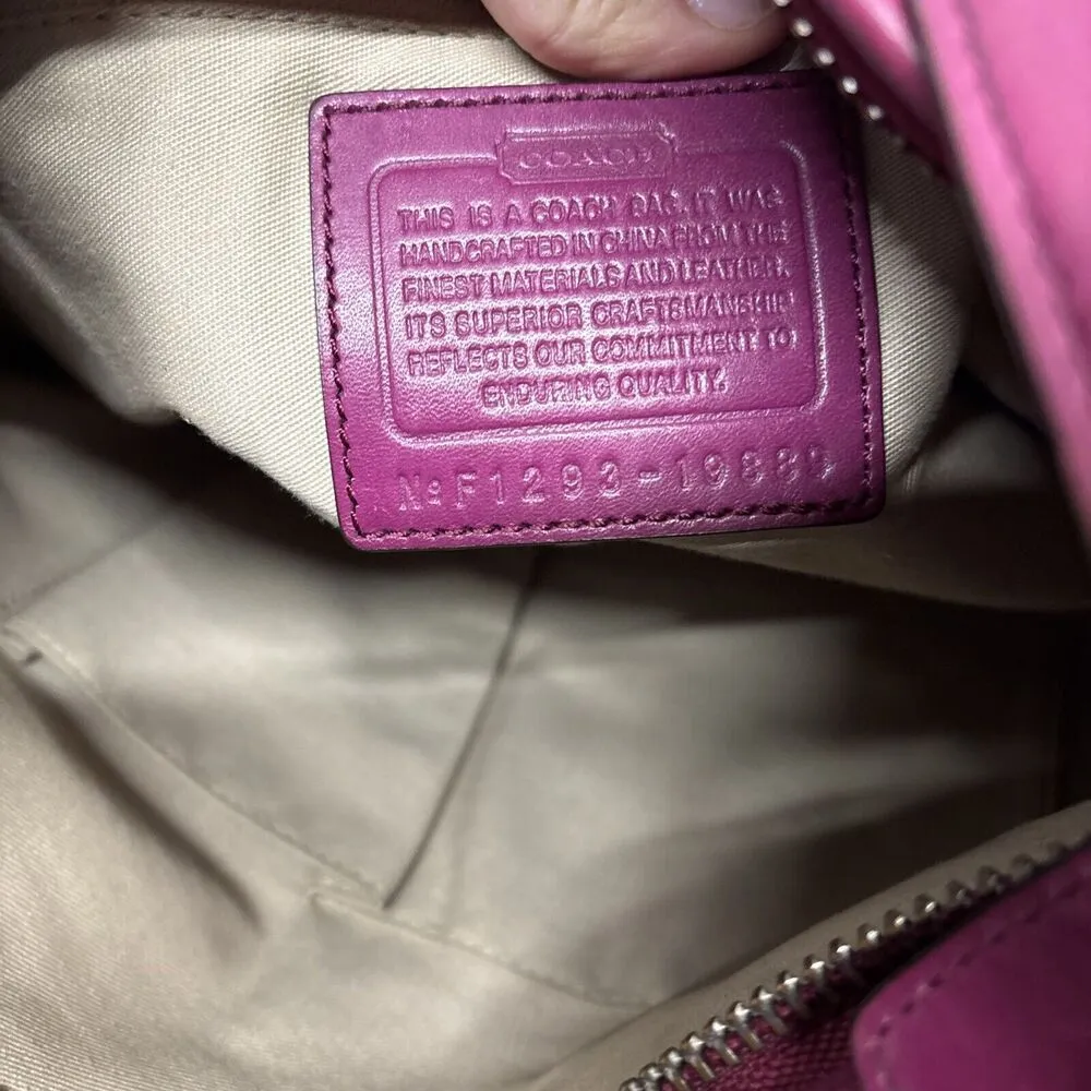 Coach Womens Vintage  Legacy Tassel Bag - Image 11