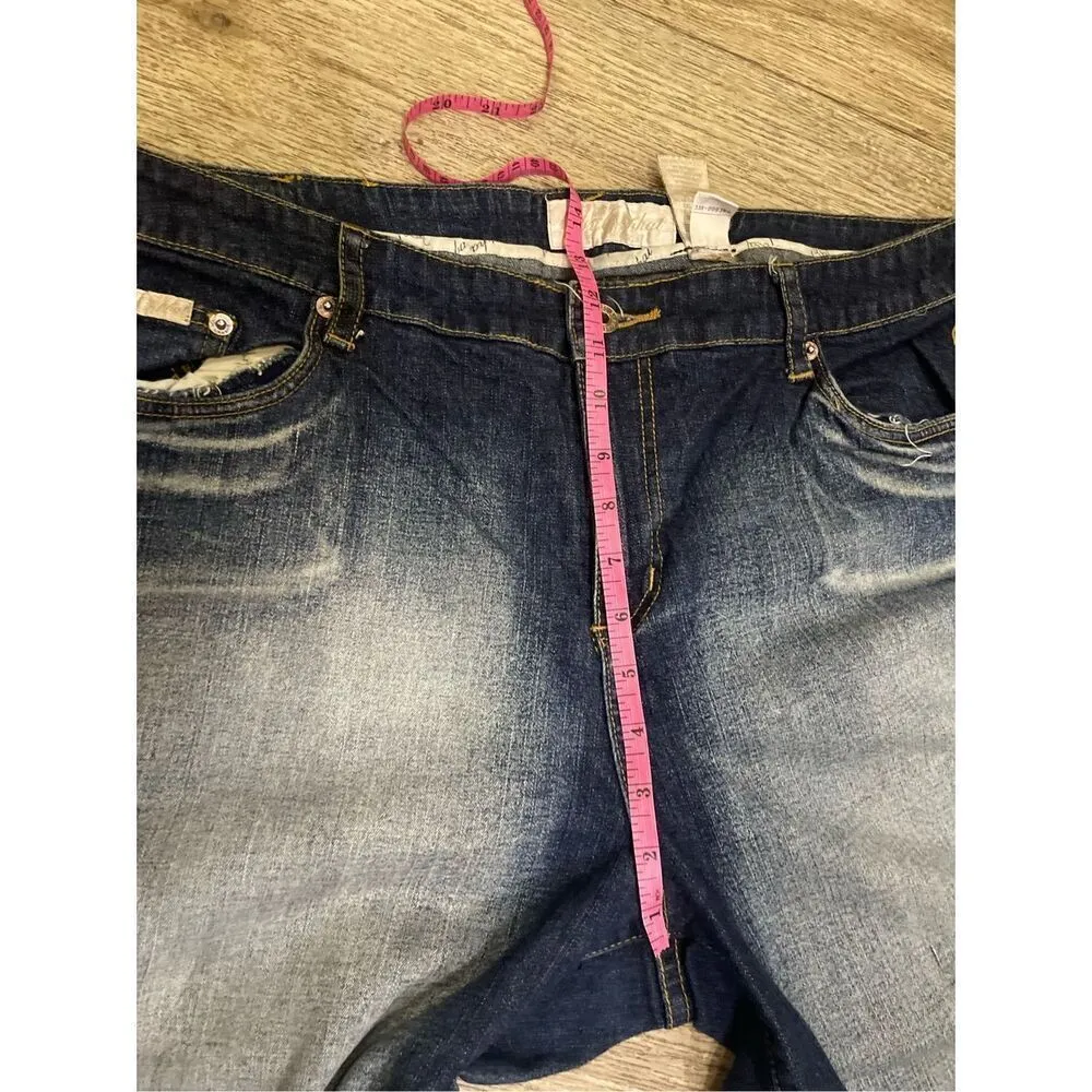 Baby Phat Y2K 90s Capri Dark Wash Plus 20 - Image 4