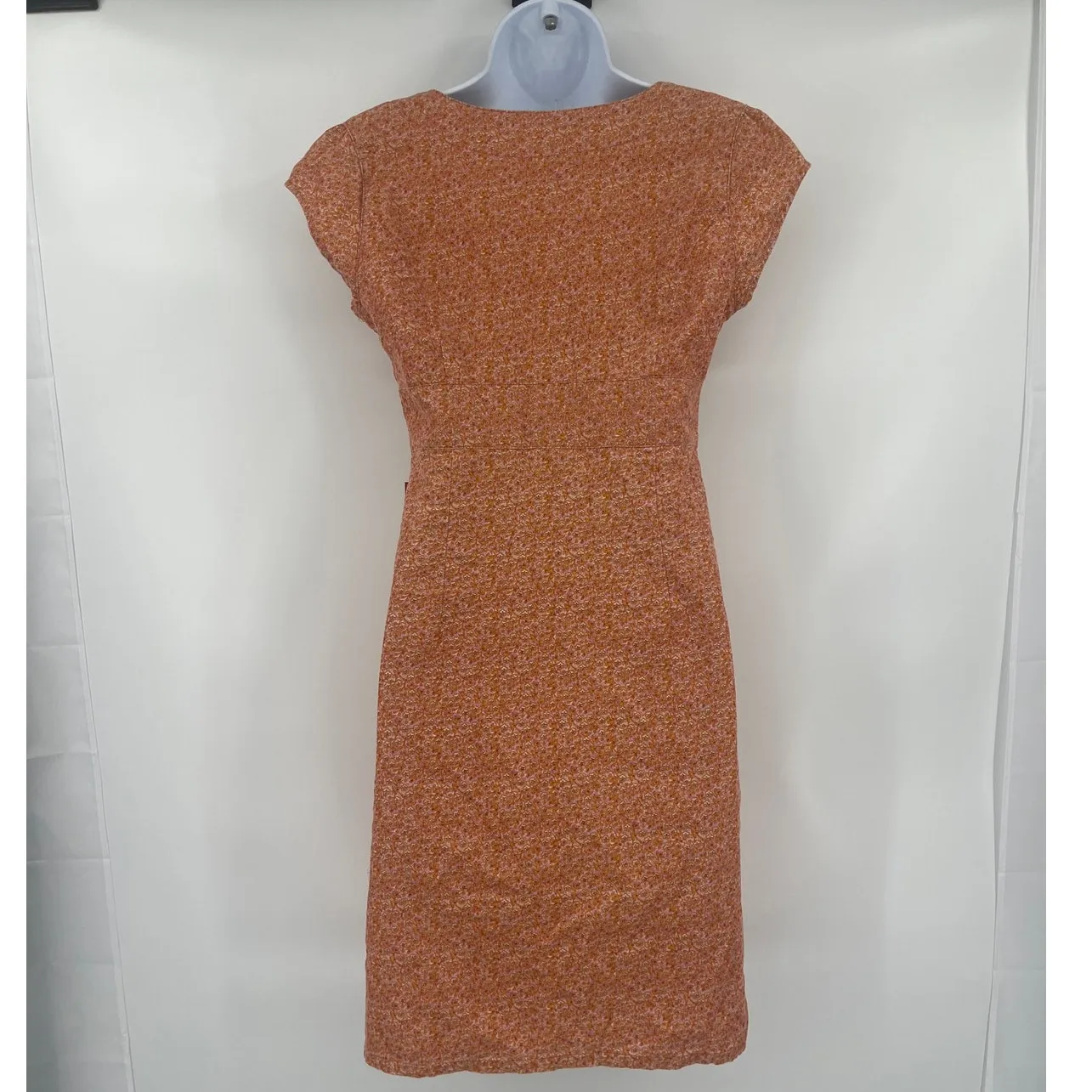 Vtg Y2K Calvin Klein Jeans Corduroy Babydoll Dress 1 Cottagecore Boho Romantic - Image 5