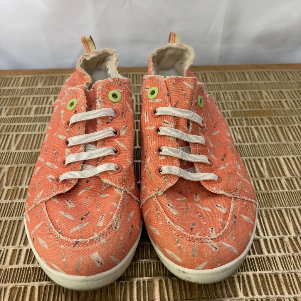 Vionic Beach Pismo Casual Sneaker: Canvas- Papaya Fun Sun Size 10 - Image 2