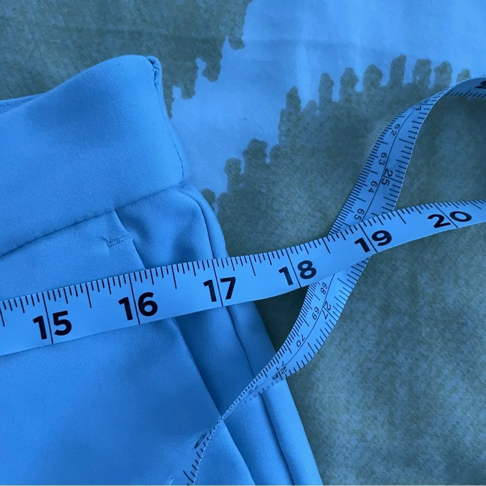 H&M light blue work trousers size 12 - Image 5