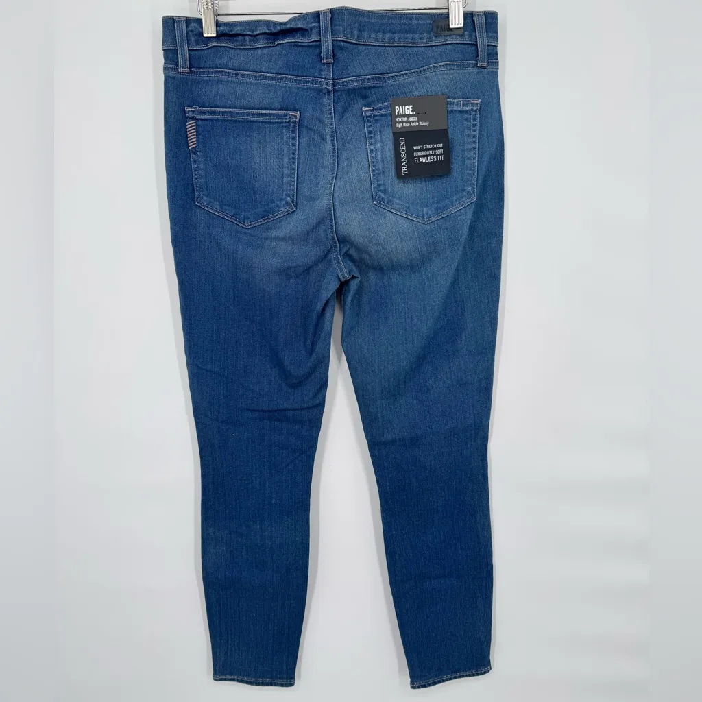 PAIGE Hoxton Ankle High Rise Skinny Jeans in VIDA Wash 32 NWT - Image 3