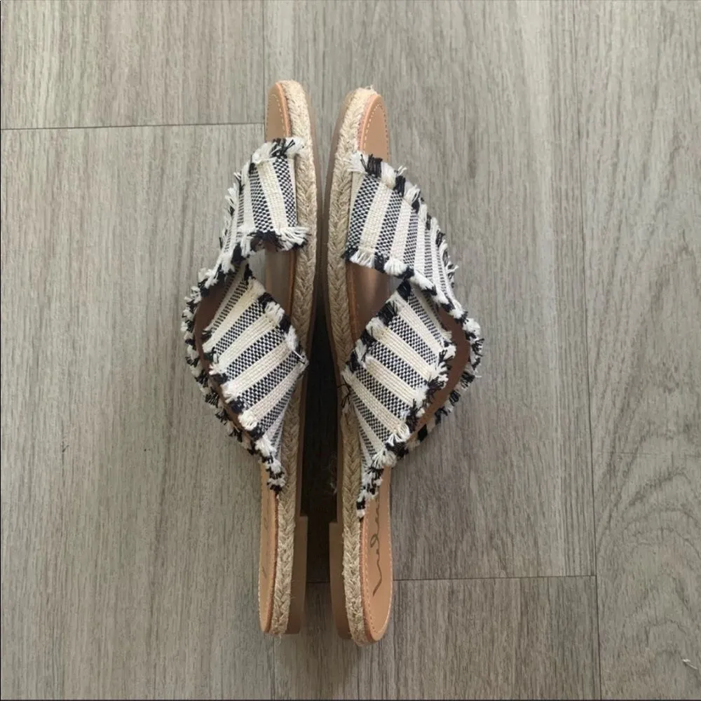 ✨ Koren Black Striped Espadrille Slide Sandals
Lulus ✨ - Image 6