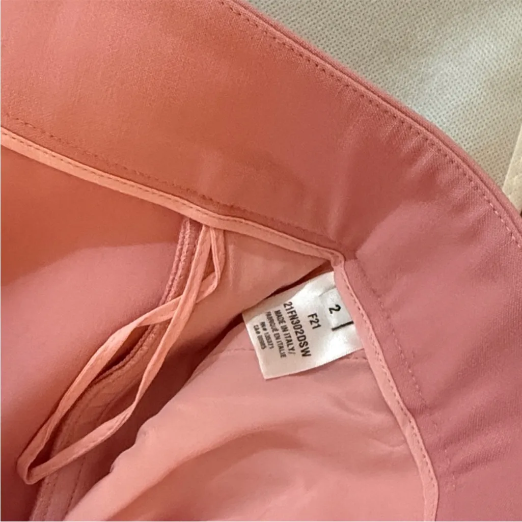 SET Oscar de la renta pink bow peak label jacket blazer and pants suit set - Image 15