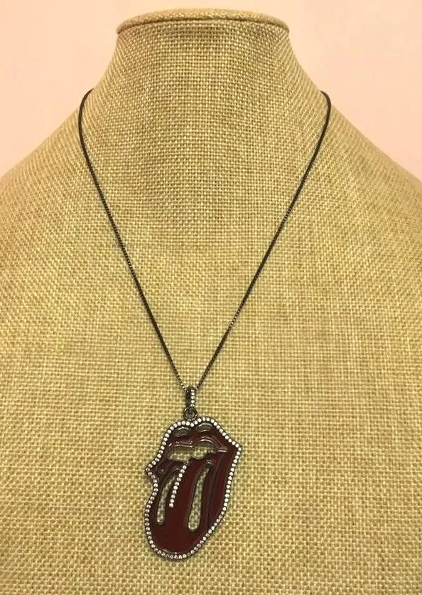 rolling stones necklace Red - Image 2