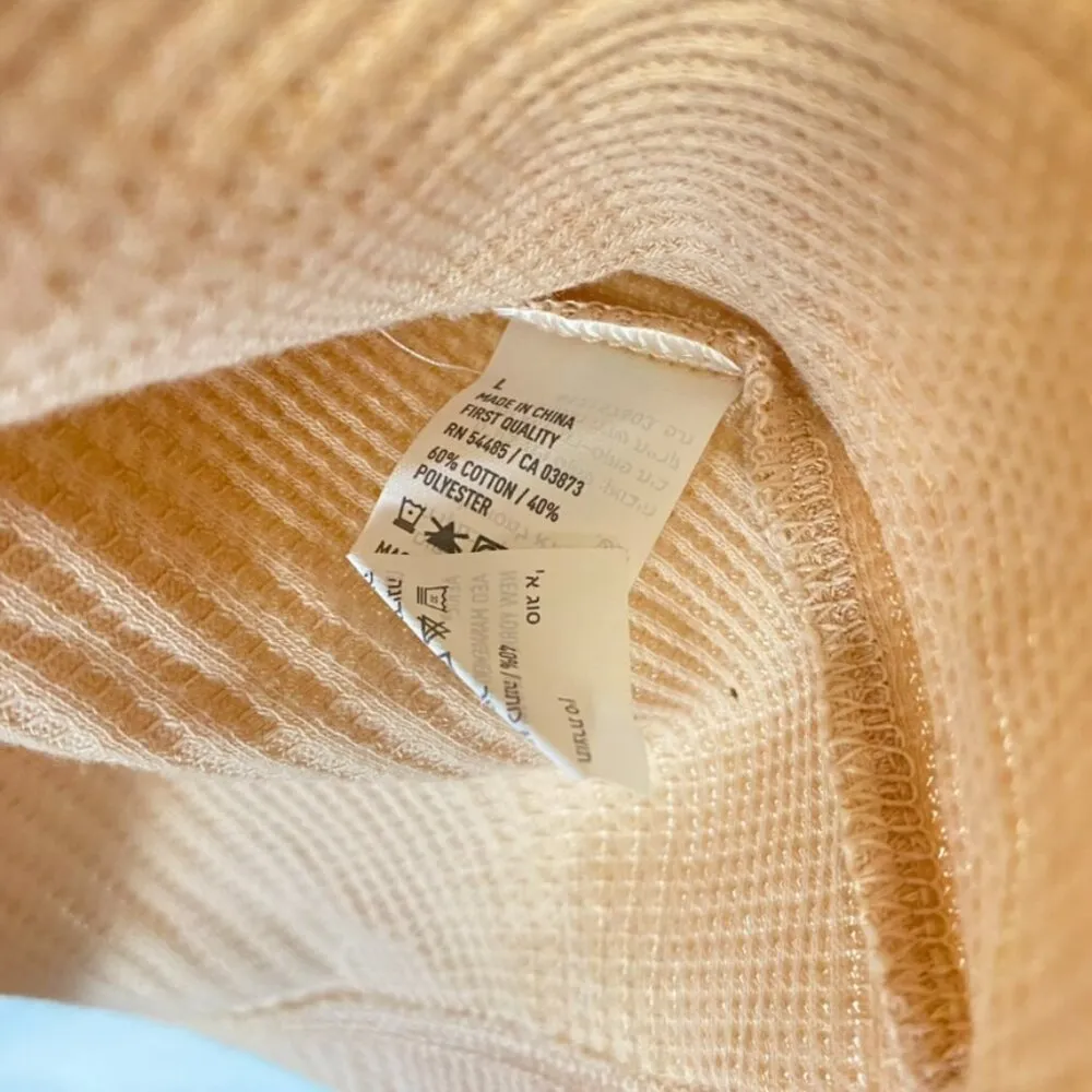 Aerie  Waffle Knit Thermal Button Top - Image 7