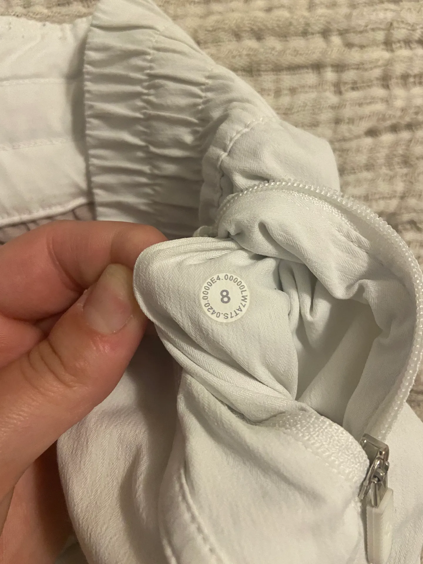 Lululemon Tracker Short 4”in White - Image 5