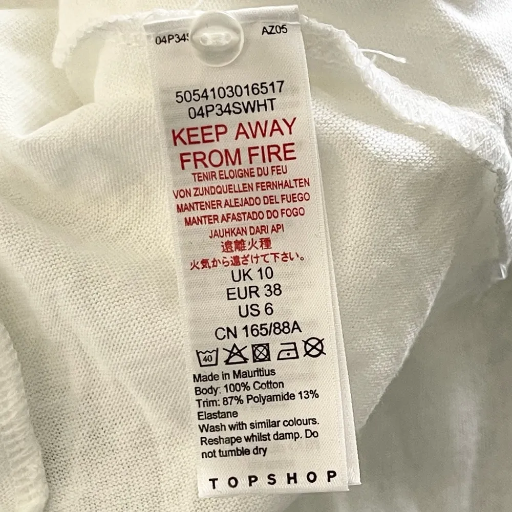 Topshop Draped Ruffle Longsleeve Top - Image 11