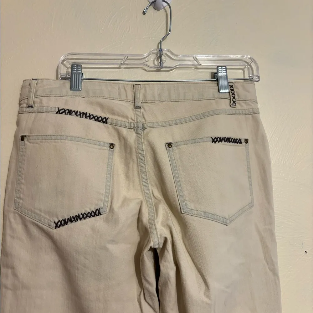 Steve Madden Cream Straight Leg Jeans - Image 10