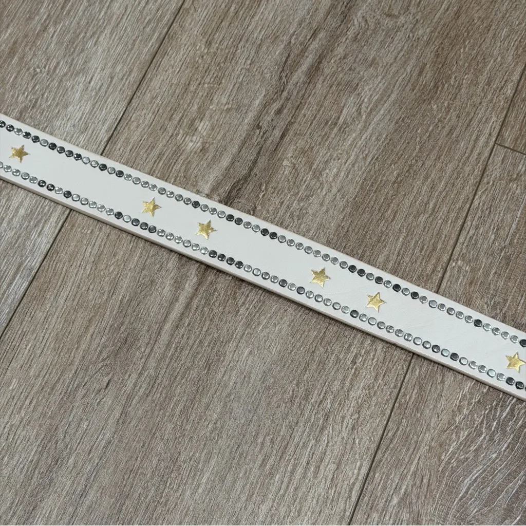 Studded Trim Star Vegan Leather Belt Bohemian - Image 7