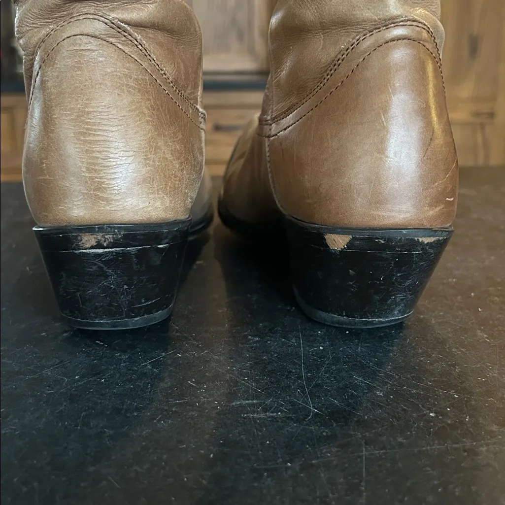 Durango Western Cowboy Cowgirl Boots Pointy Toe Distressed Brown Womens size 7 - Image 6