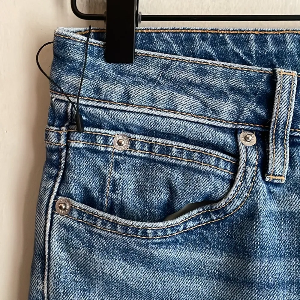 SLVRLAKE Lou Lou Slim Straight Cropped Jeans Blue Size 26 - Image 7