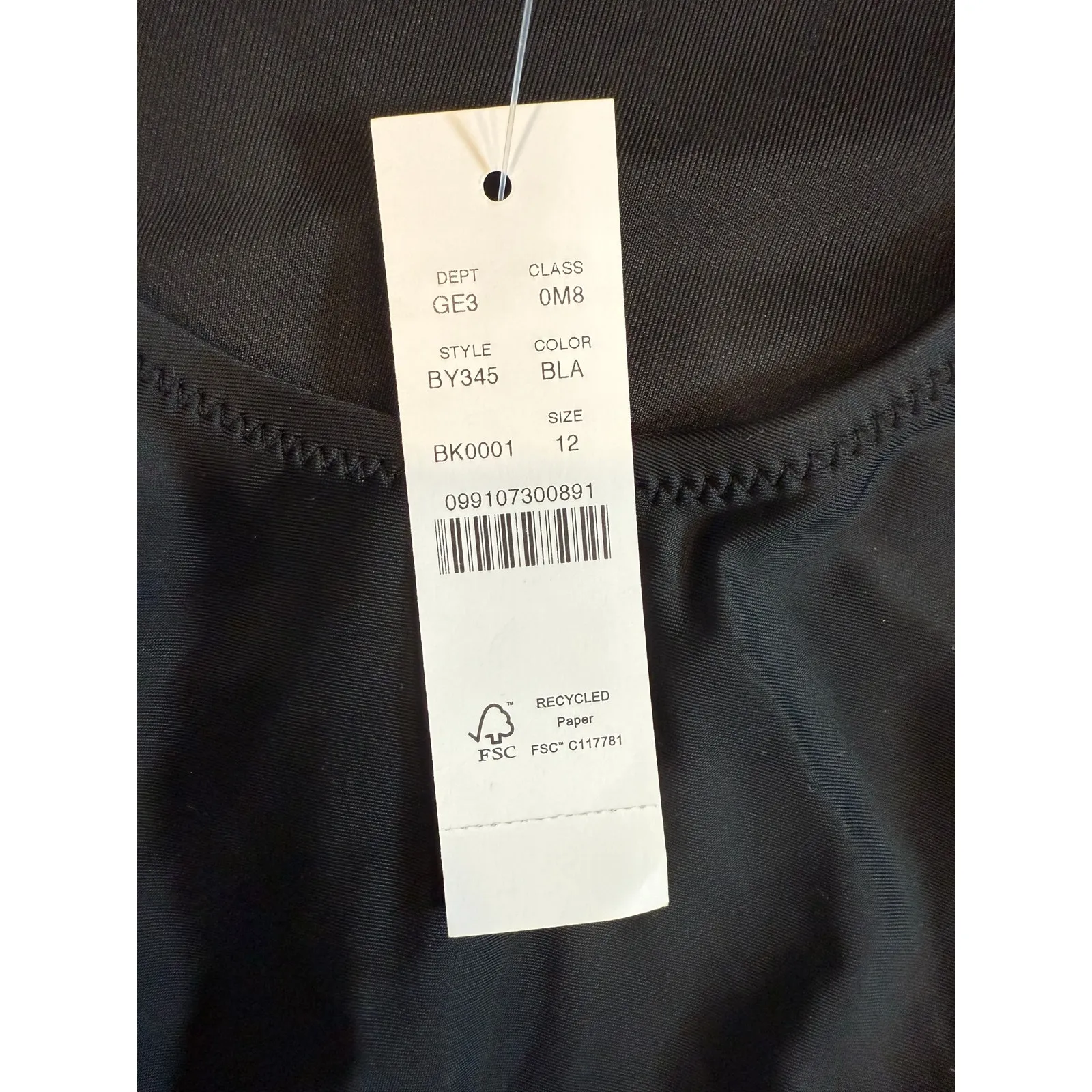 J.Crew High Support Cross Back One Piece Swimsuit Black Sporty 12 - Image 4