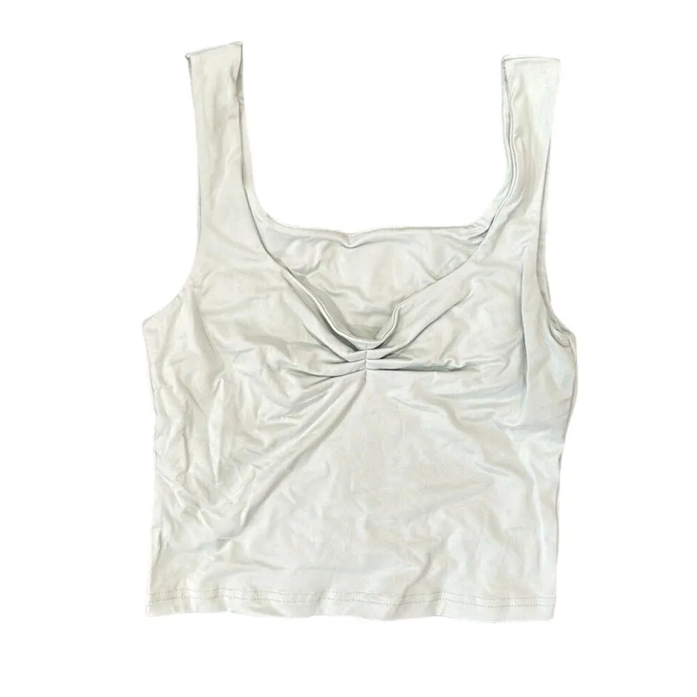 Sweetheart Neckline Tank Top in Green, Size M​​ - Image 2