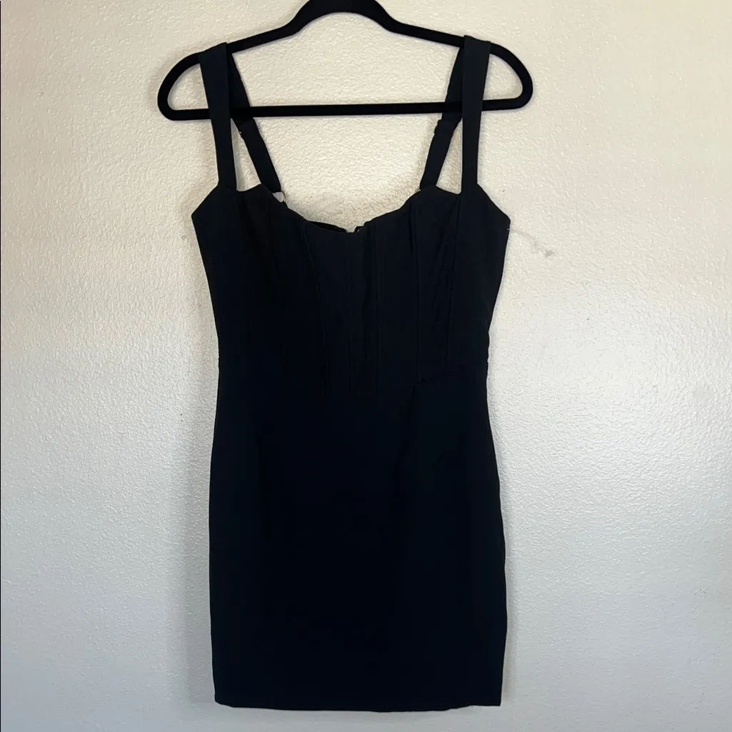 Oh Polly NWOT  Structured Mini Dress Deep Navy Size US 6 - Image 3