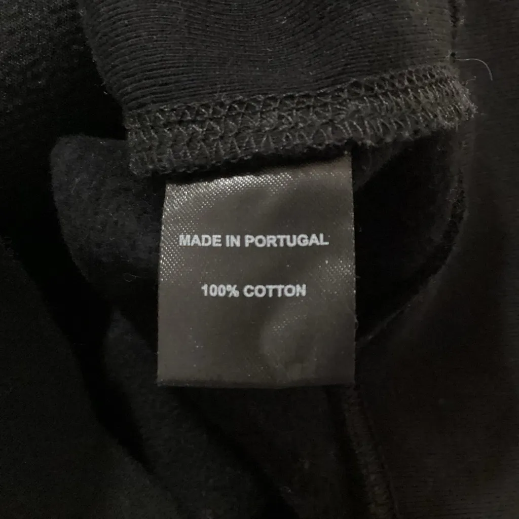 Warm & Wonderful London Sheep Cropped Crewneck Sweatshirt Size XS Black - Image 6